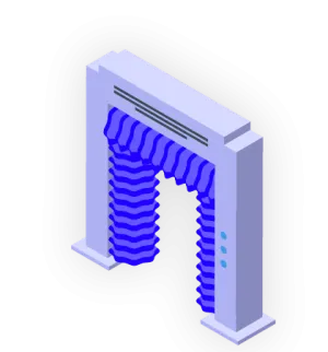 Stilizēta Tuneļa tipa automazgātavas grafika